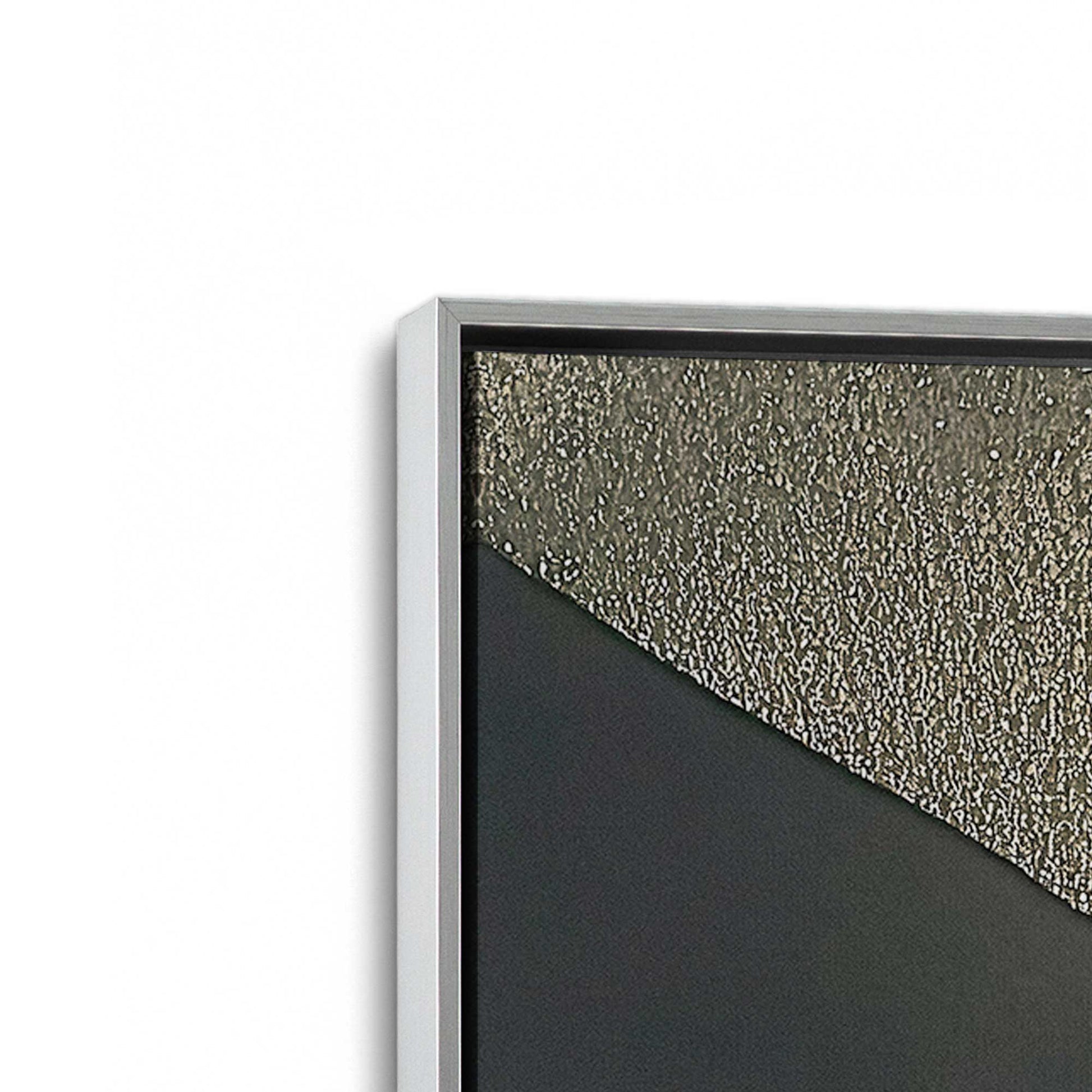 [Color:Polished Chrome], Picture of art in a Polished Chrome frame at an angle