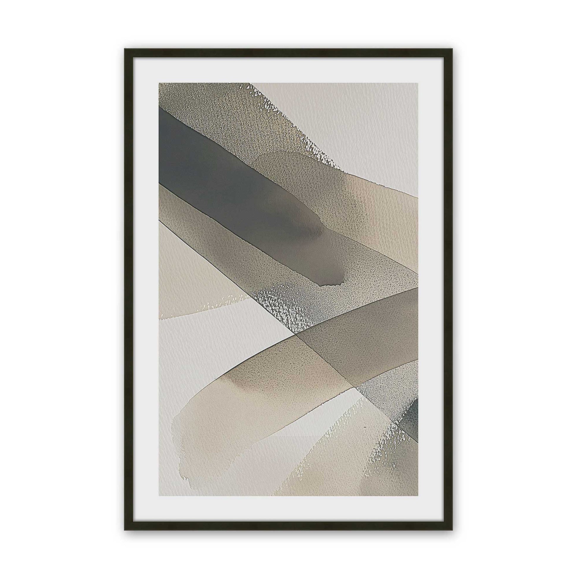 [Color:Satin Black], Picture of art in a Satin Black frame