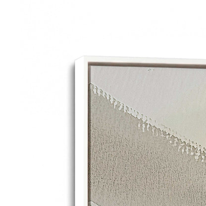 [Color:Opaque White], Picture of art in a White frame at an angle