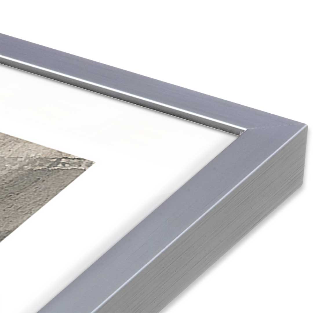 [Color:Polished Chrome], Picture of art in a Polished Chrome frame at an angle