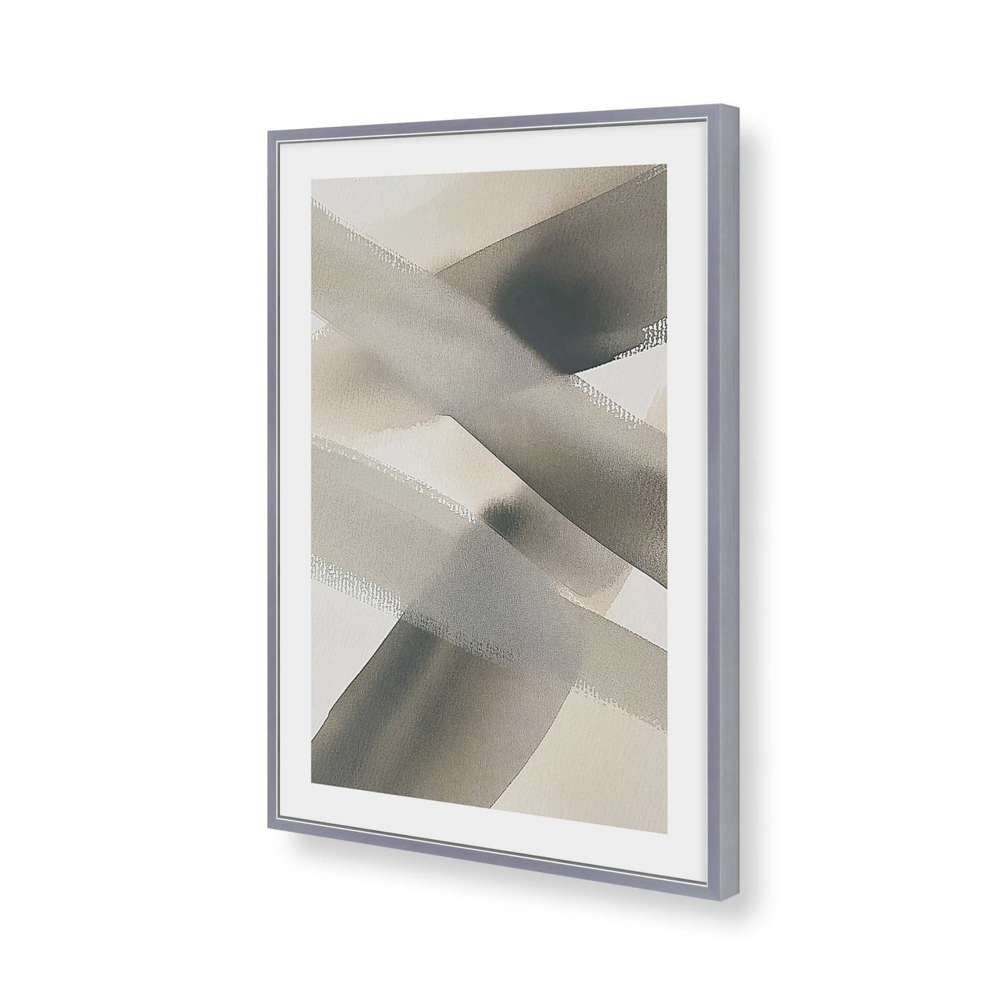 [Color:Polished Chrome], Picture of art in a Polished Chrome frame of the corner