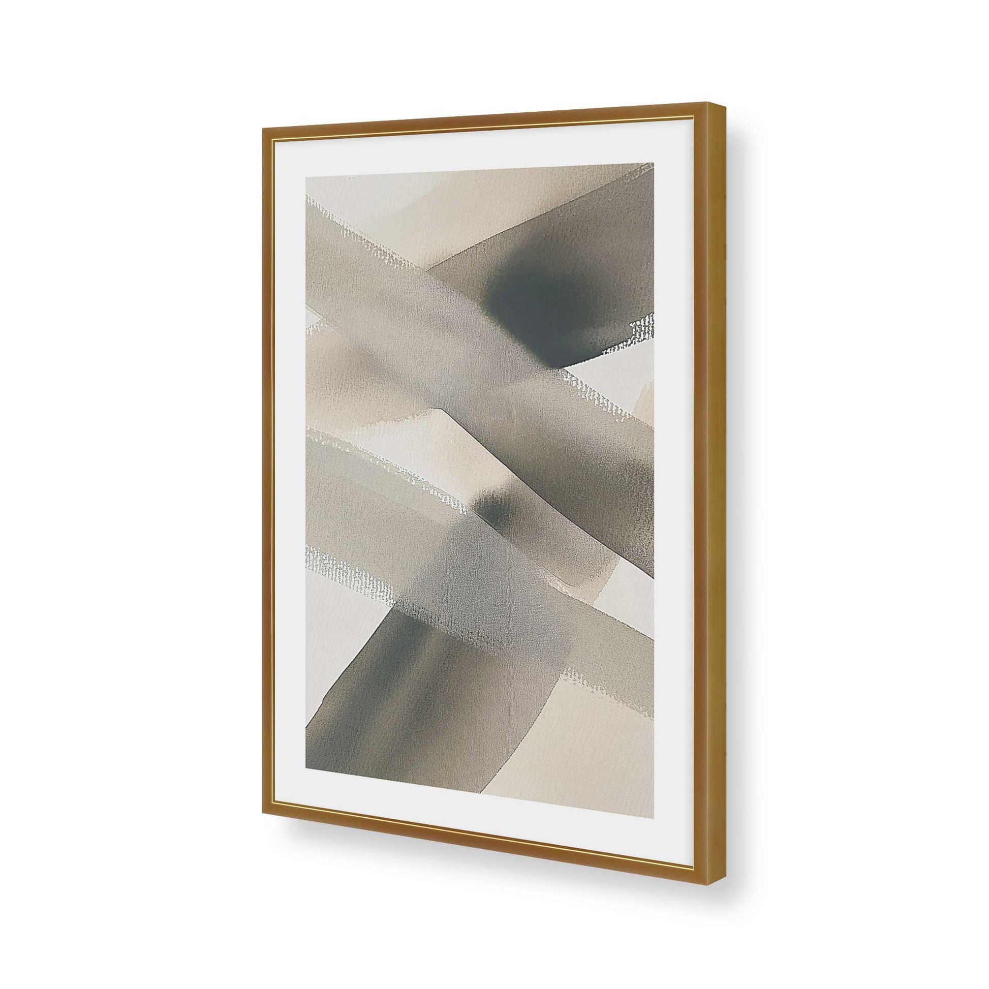[Color:Polished Gold], Picture of art in a Polished Gold frame of the corner
