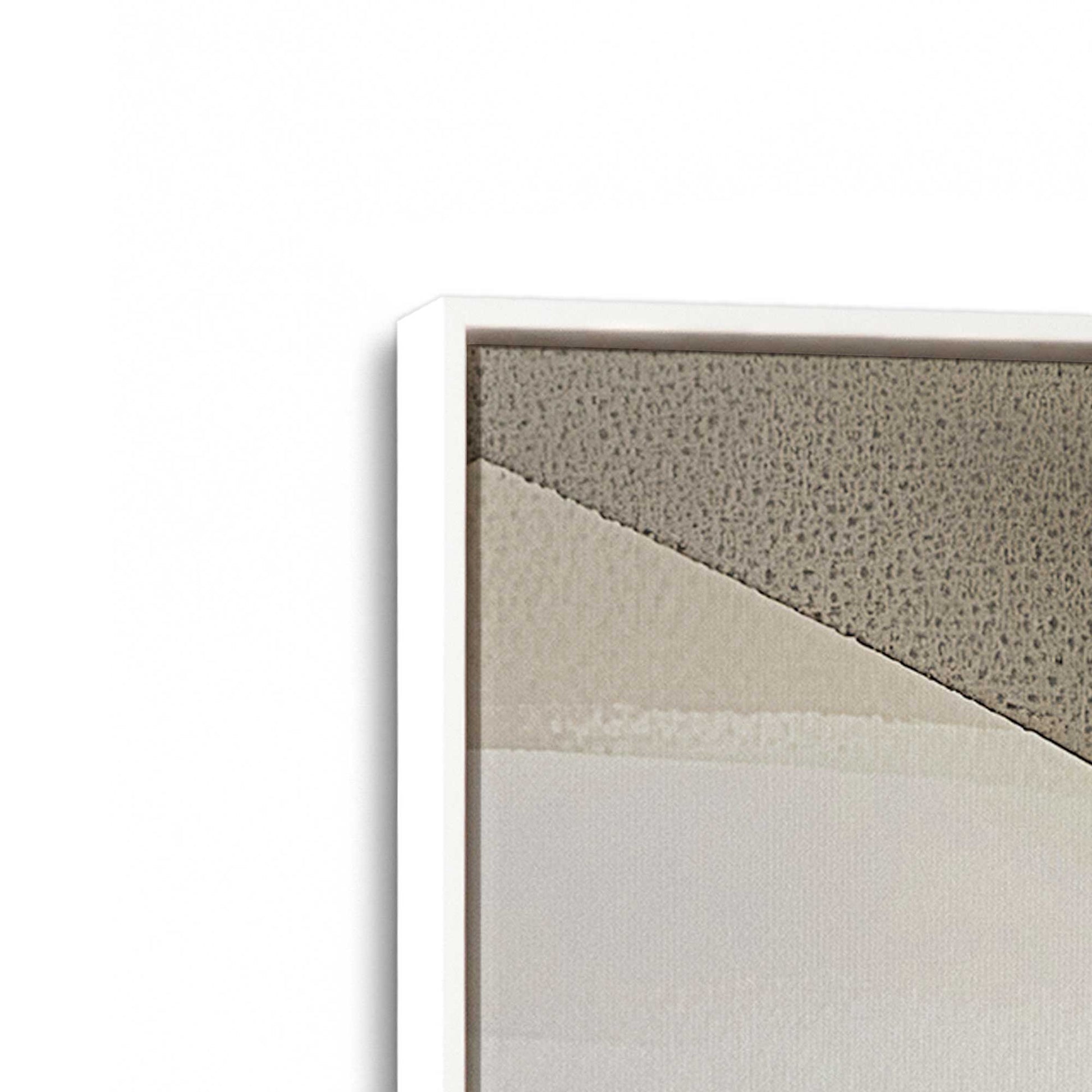 [Color:Opaque White], Picture of art in a White frame at an angle
