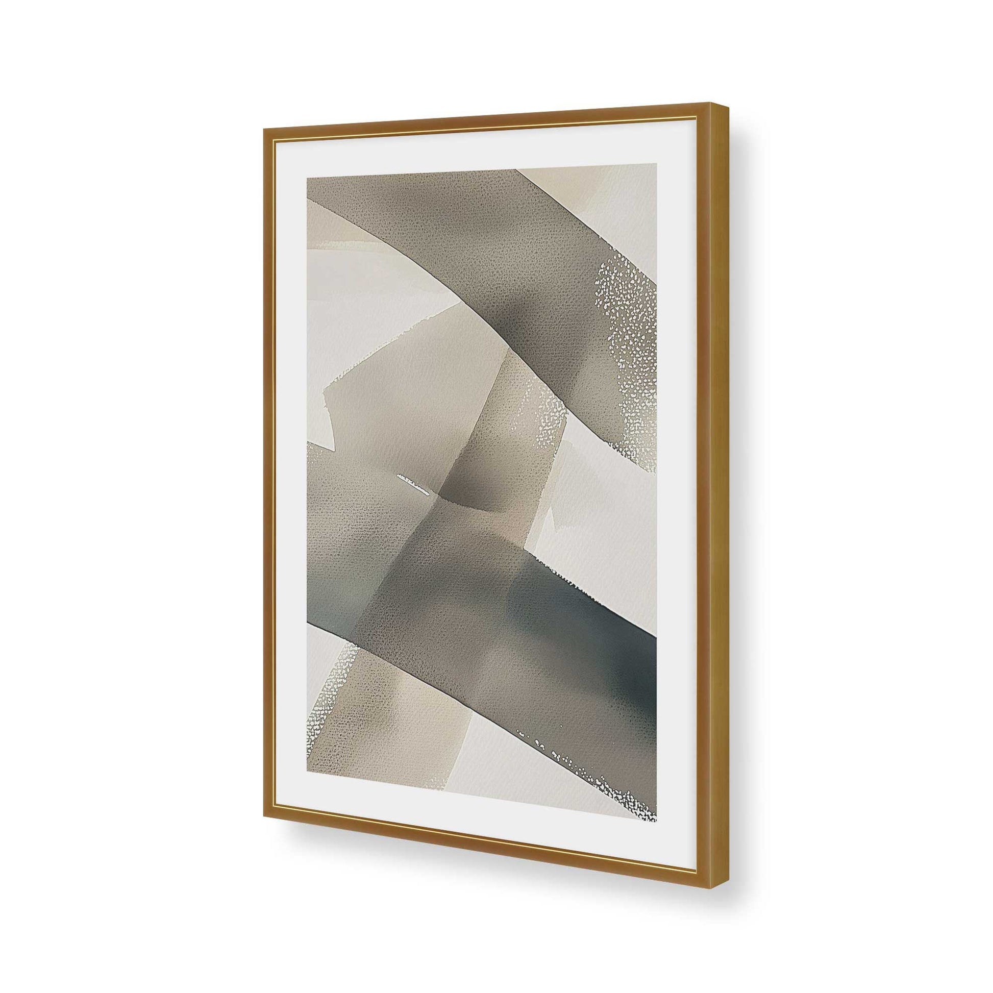 [Color:Polished Gold], Picture of art in a Polished Gold frame of the corner