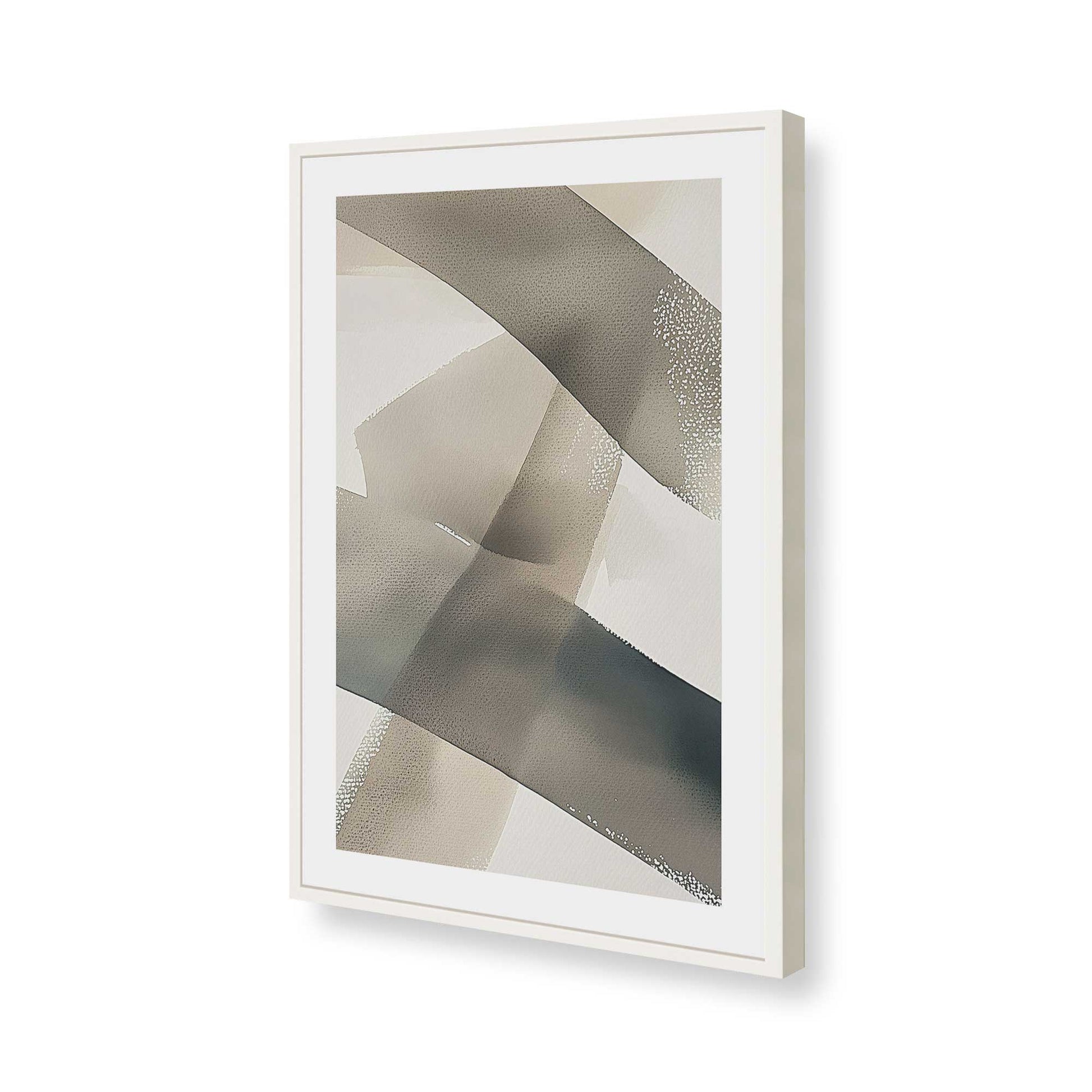 [Color:Opaque White], Picture of art in a Opaque White frame of the corner
