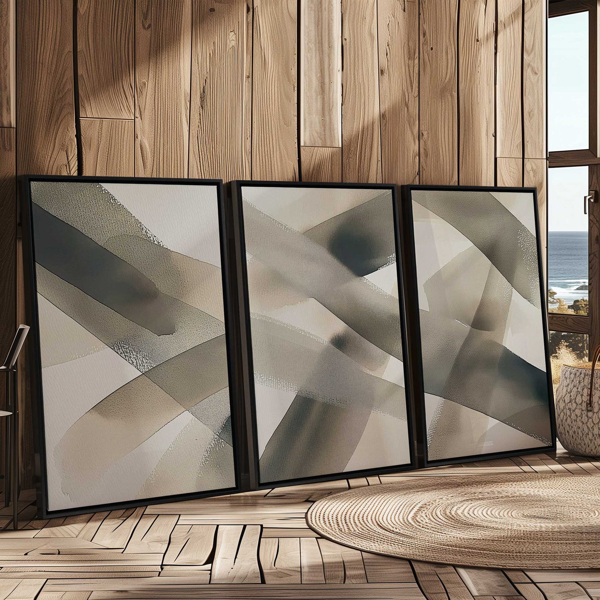 [Color:Opaque White], Picture of art in a White frame