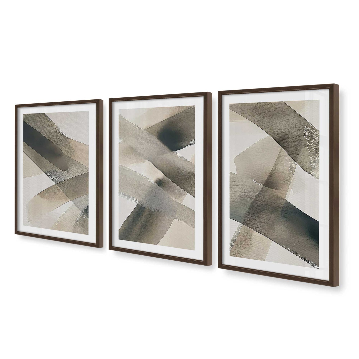[Color:Belvinder Brown], Picture of art in a Belvinder Brown frame at an angle