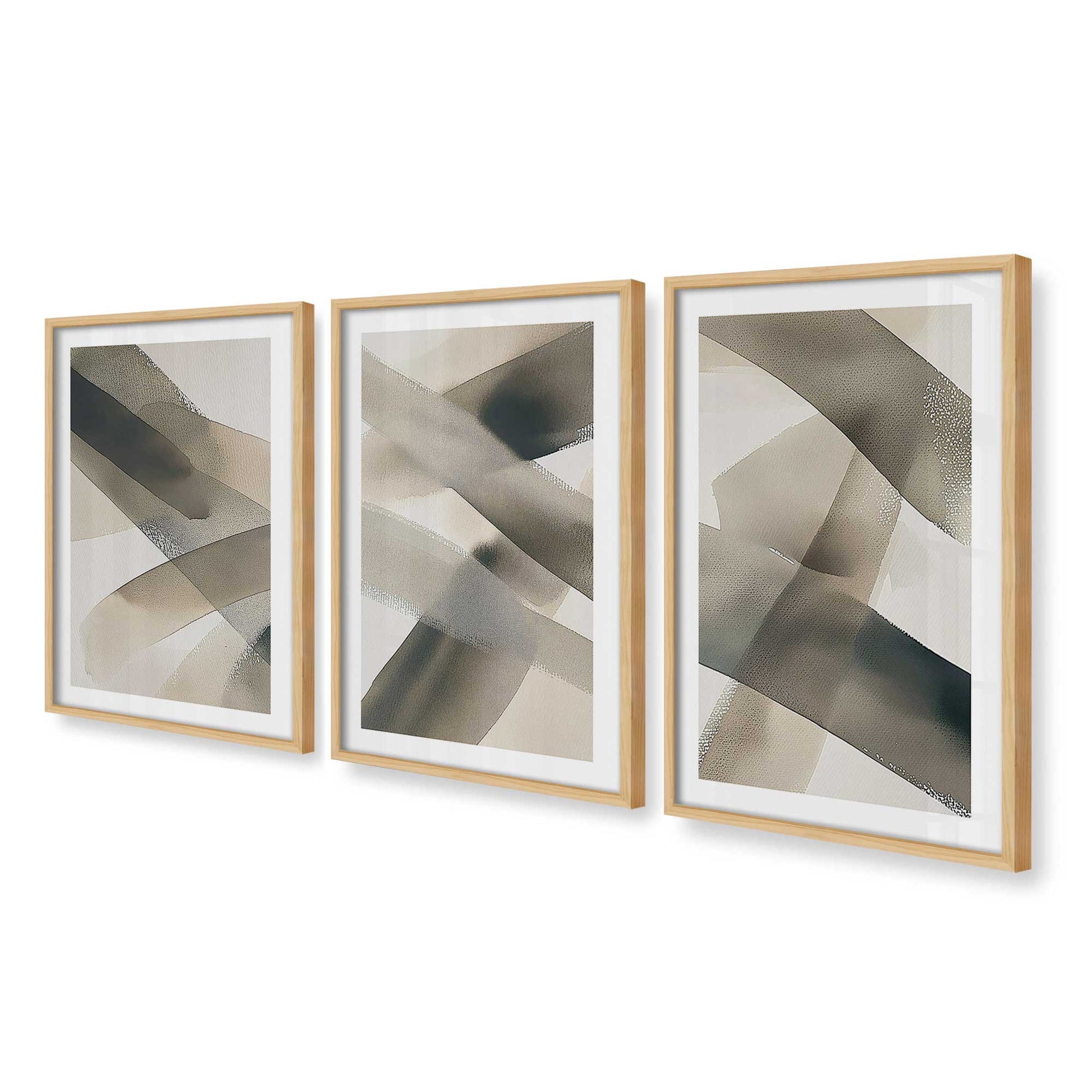 [Color:American Maple], Picture of art in an American Maple frame at an angle