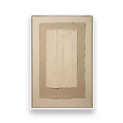 [Color:Opaque White], Picture of art in a White frame