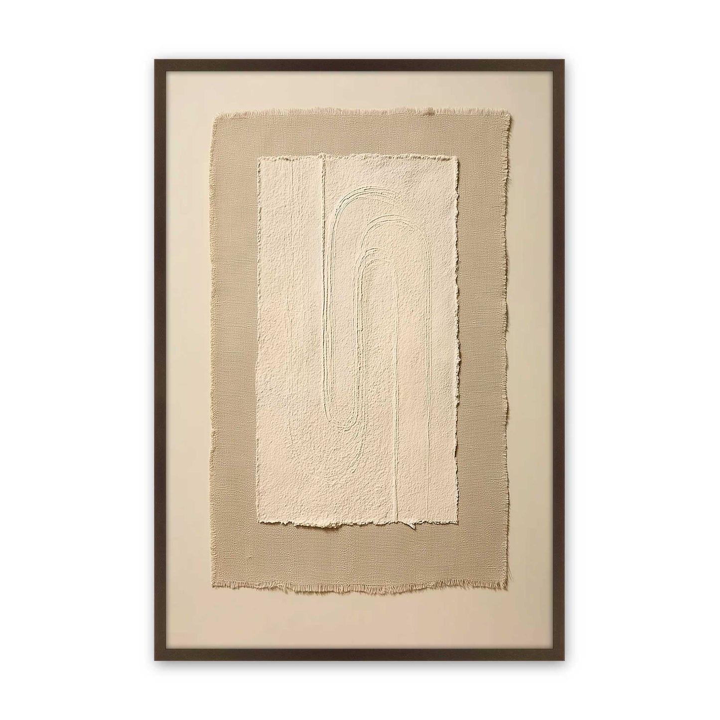 [Color:Belvinder Brown], Picture of art in a Belvinder Brown frame