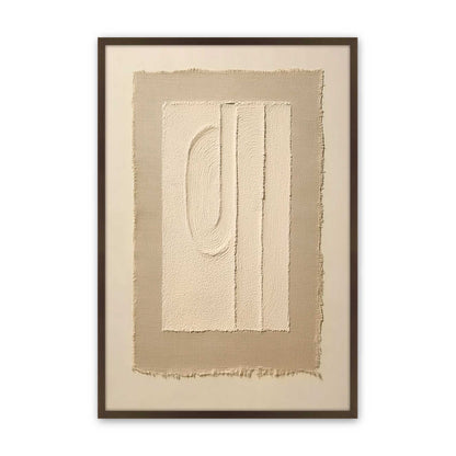 [Color:Brown], Picture of art in a Brown frame
