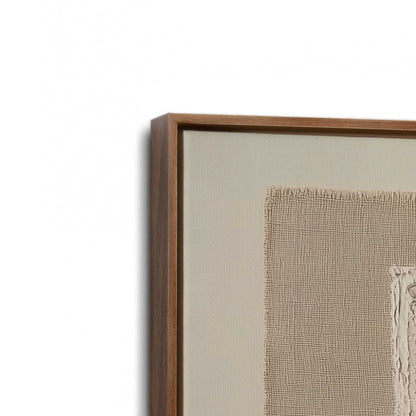 [Color:Walnut], Picture of art in a Walnut frame at an angle