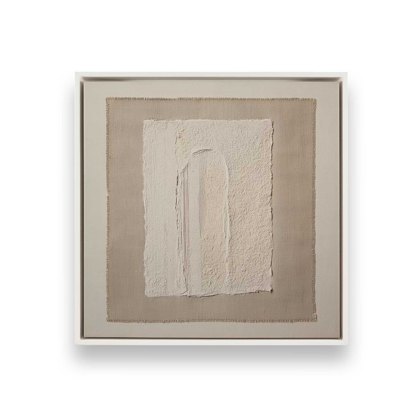[Color:Opaque White], Picture of art in a White frame
