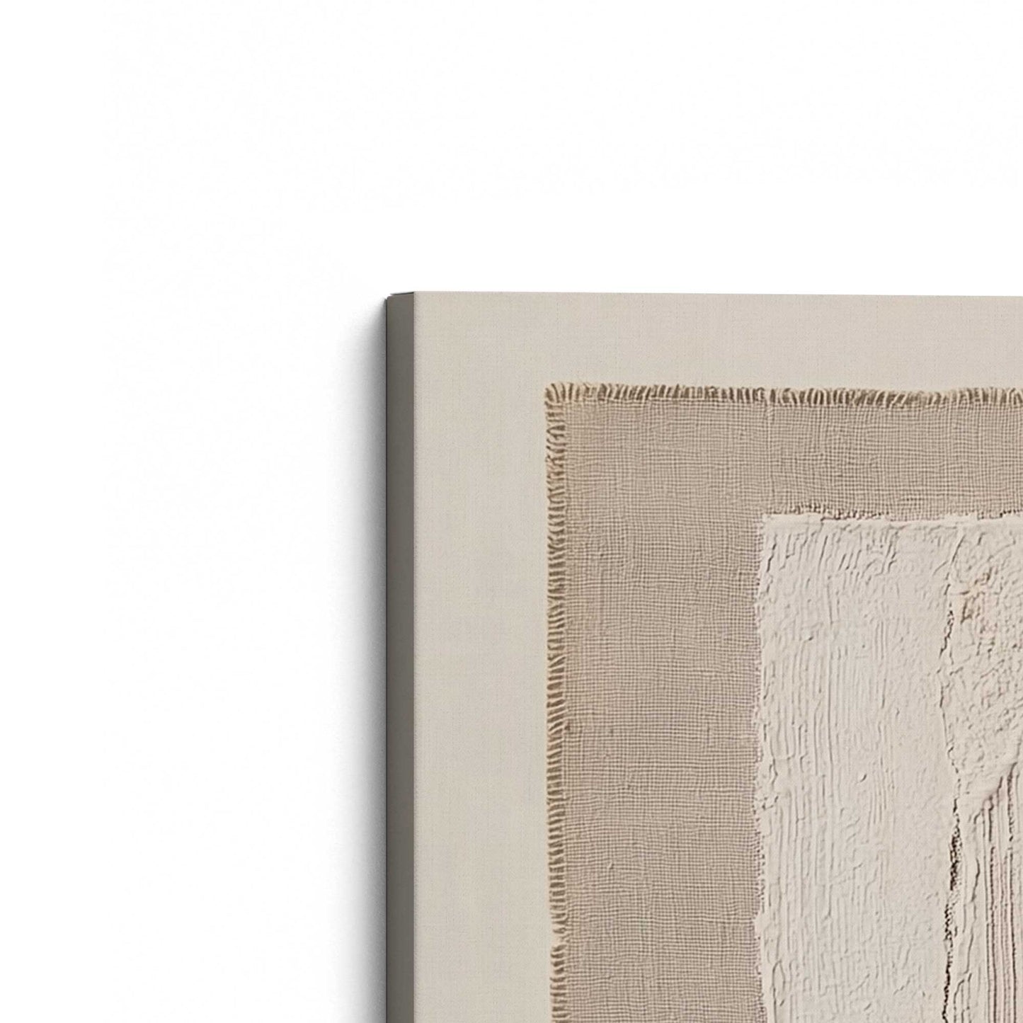 [Color:Stretched Canvas], Picture of the corner of the art