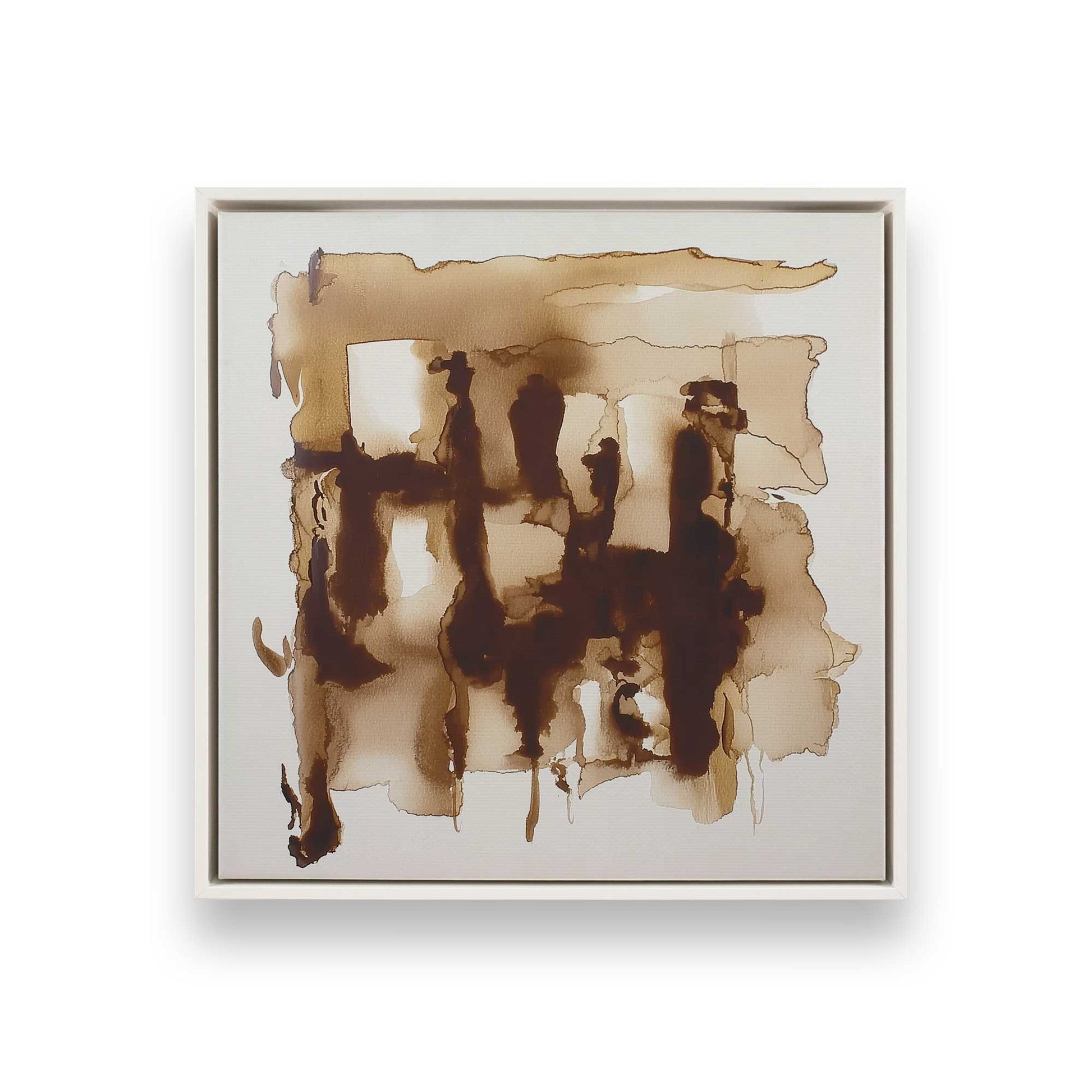 [Color:Opaque White], Picture of art in a White frame