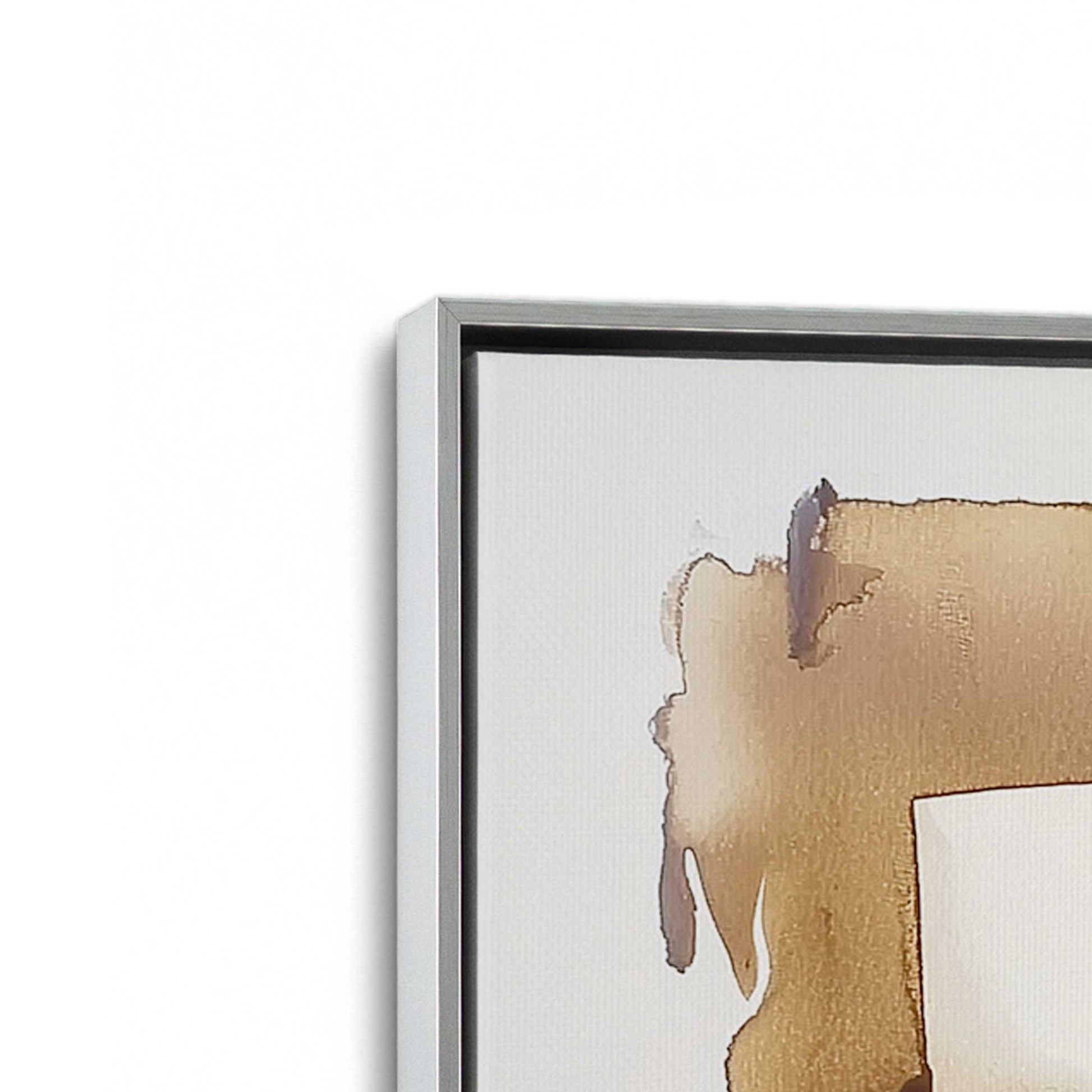 [Color:Polished Chrome], Picture of art in a Polished Chrome frame at an angle