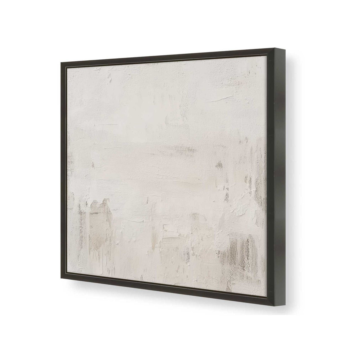 [Color:Satin Black], Picture of art in a Satin Black frame of the corner