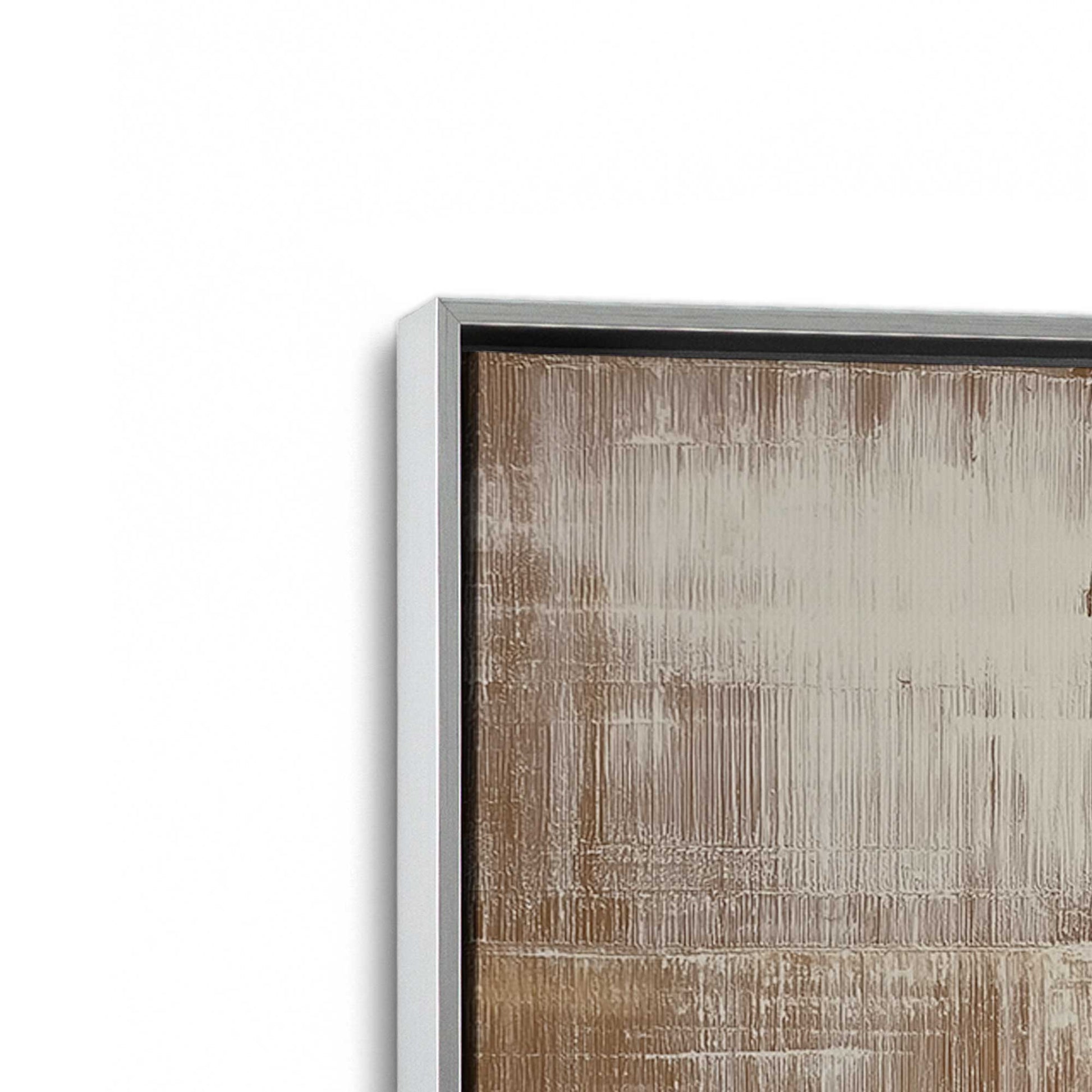 [Color:Polished Chrome], Picture of art in a Polished Chrome frame at an angle