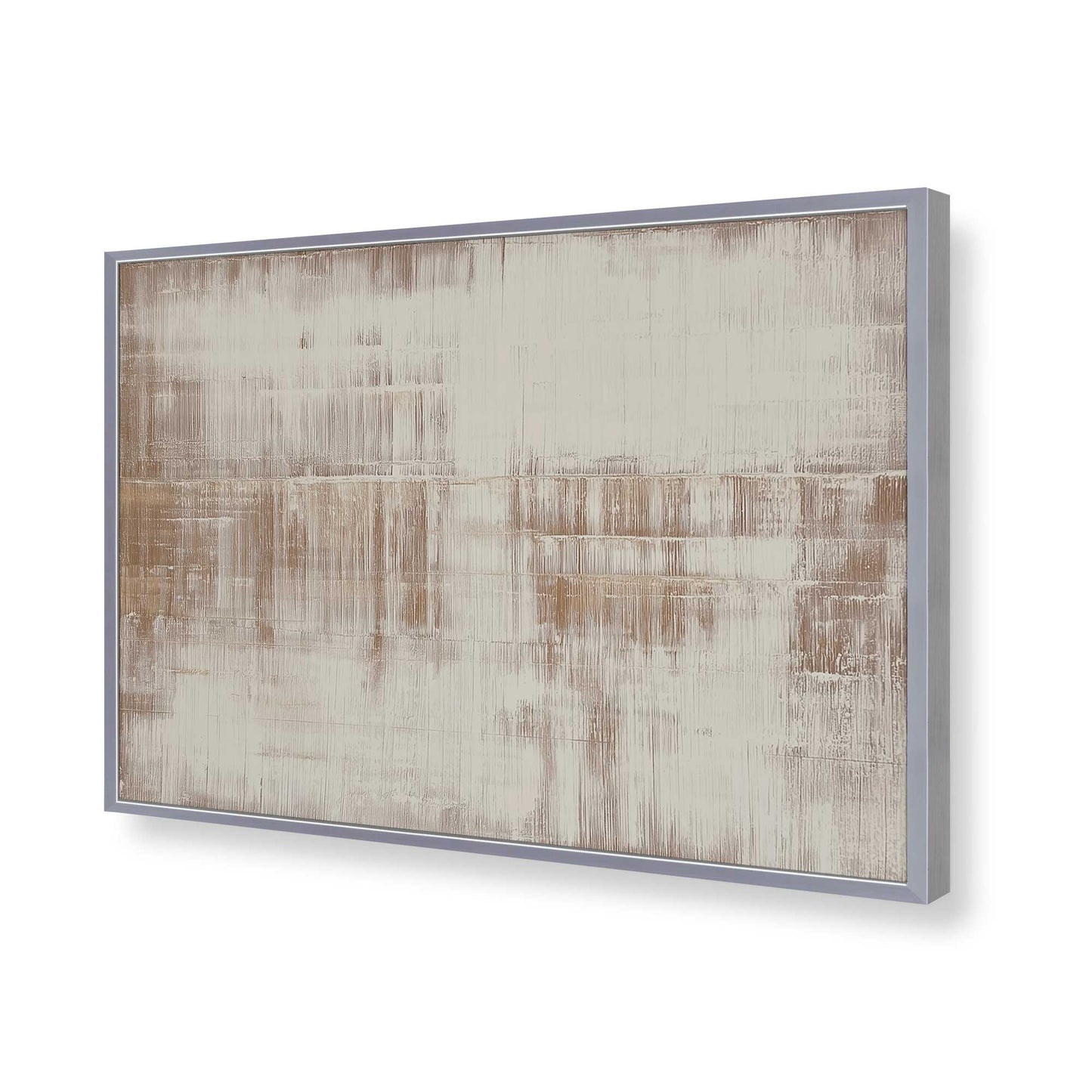 [Color:Polished Chrome], Picture of art in a Polished Chrome frame of the corner