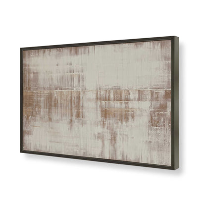 [Color:Satin Black], Picture of art in a Satin Black frame of the corner