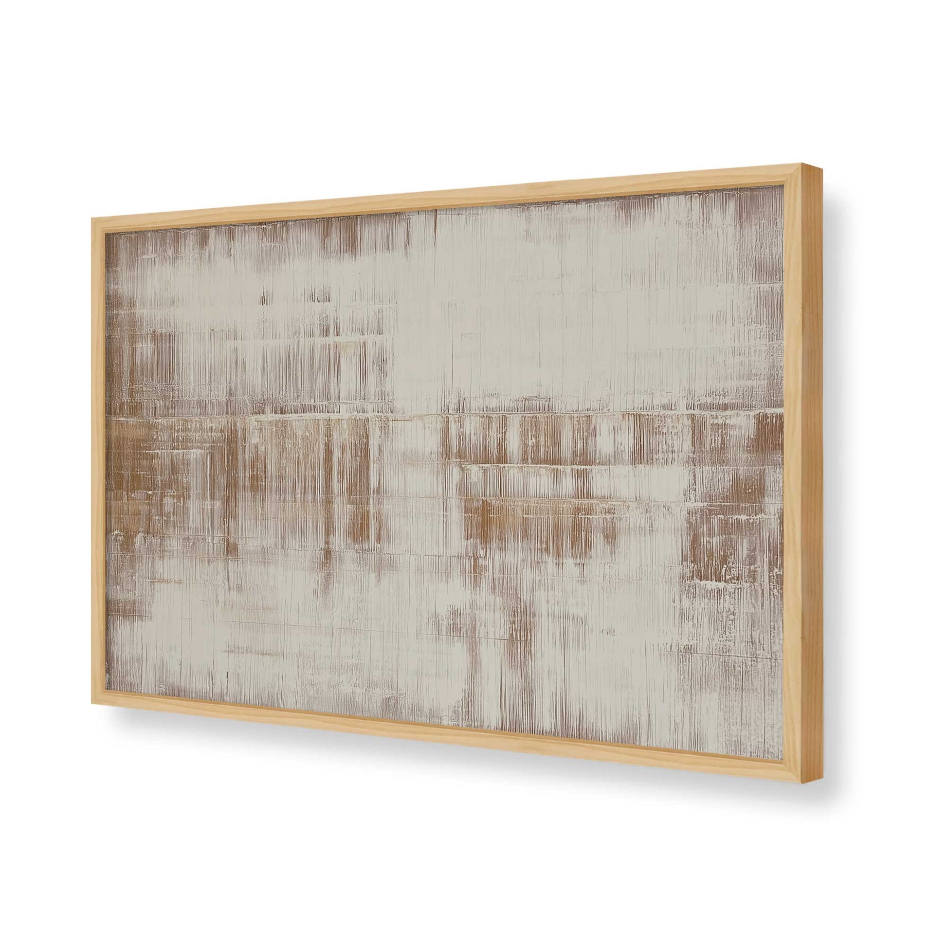 [Color:American Maple], Picture of art in a American Maple frame of the corner