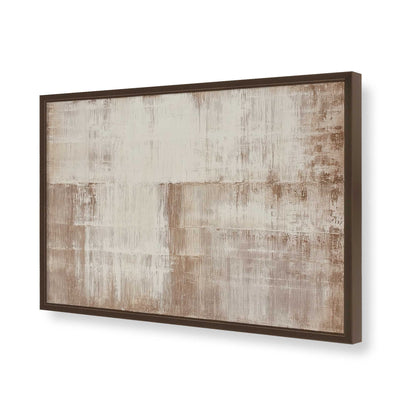 [Color:Brown], Picture of art in a Brown frame of the corner