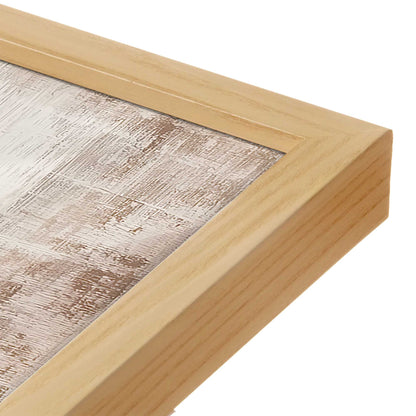 [Color:American Maple], Picture of art in a American Maple frame at an angle