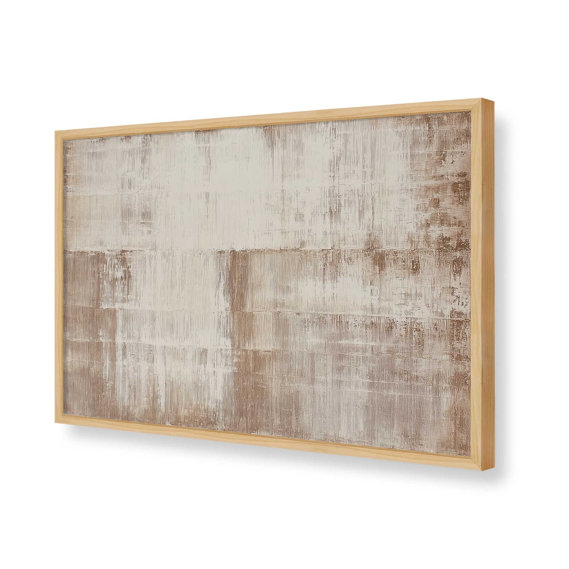 [Color:American Maple], Picture of art in a American Maple frame of the corner