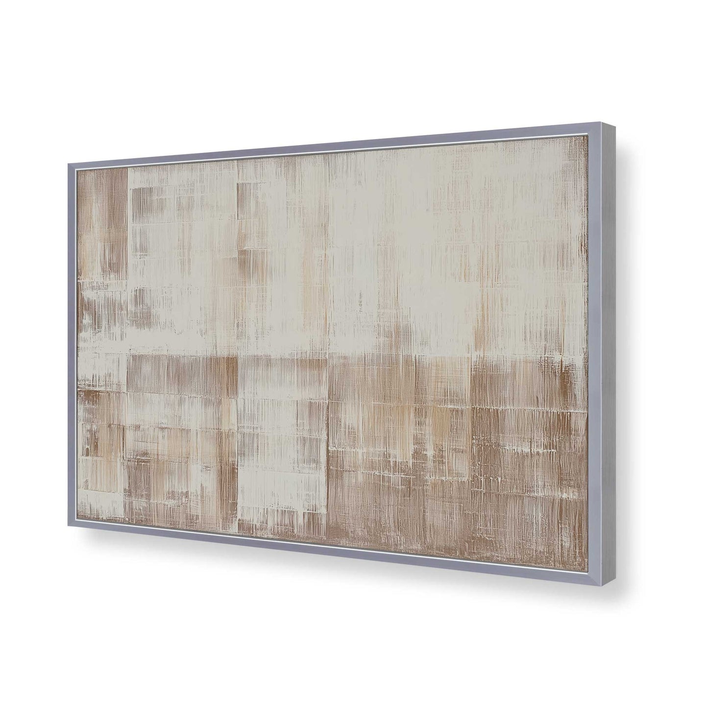 [Color:Polished Chrome], Picture of art in a Polished Chrome frame of the corner
