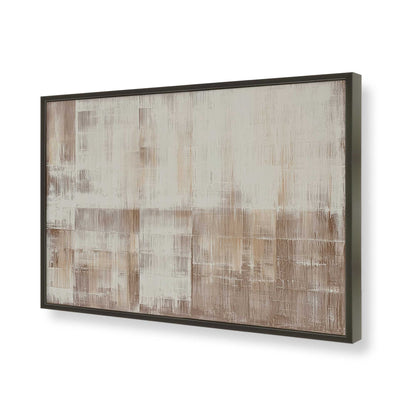 [Color:Satin Black], Picture of art in a Satin Black frame of the corner