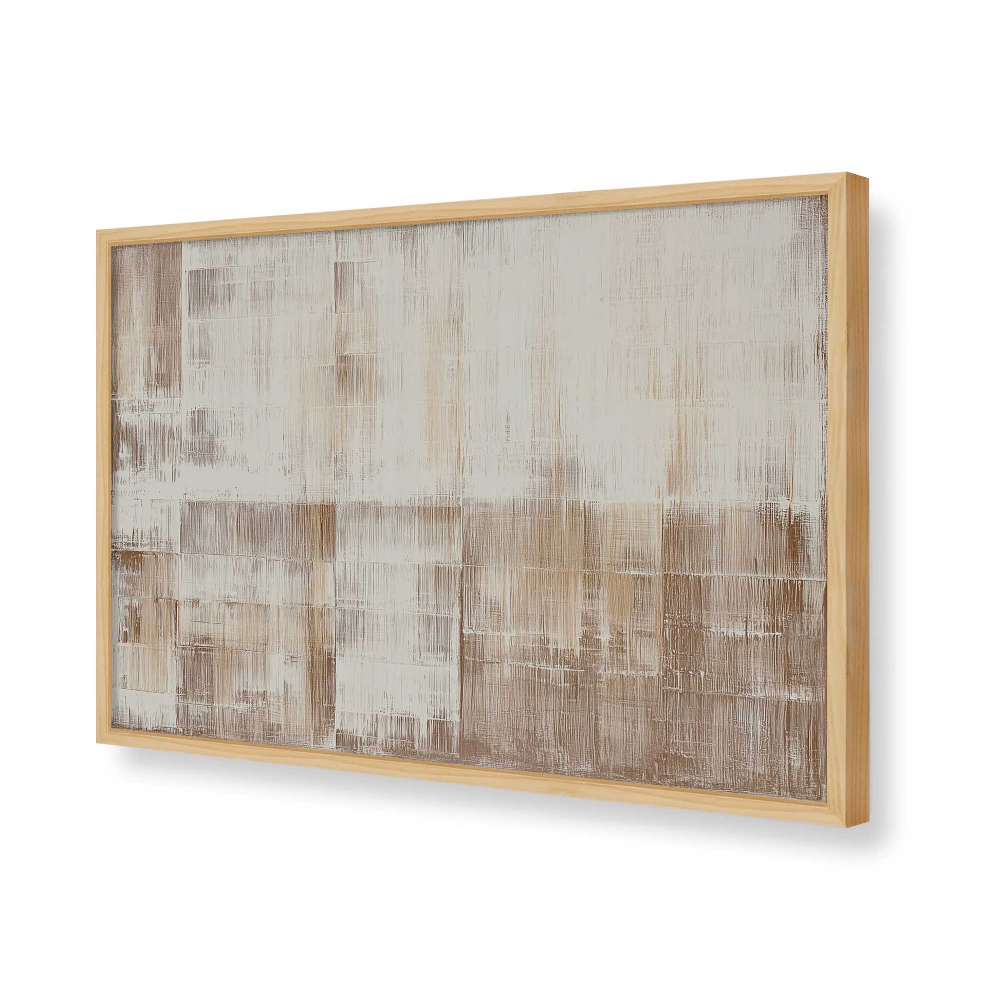 [Color:American Maple], Picture of art in a American Maple frame of the corner