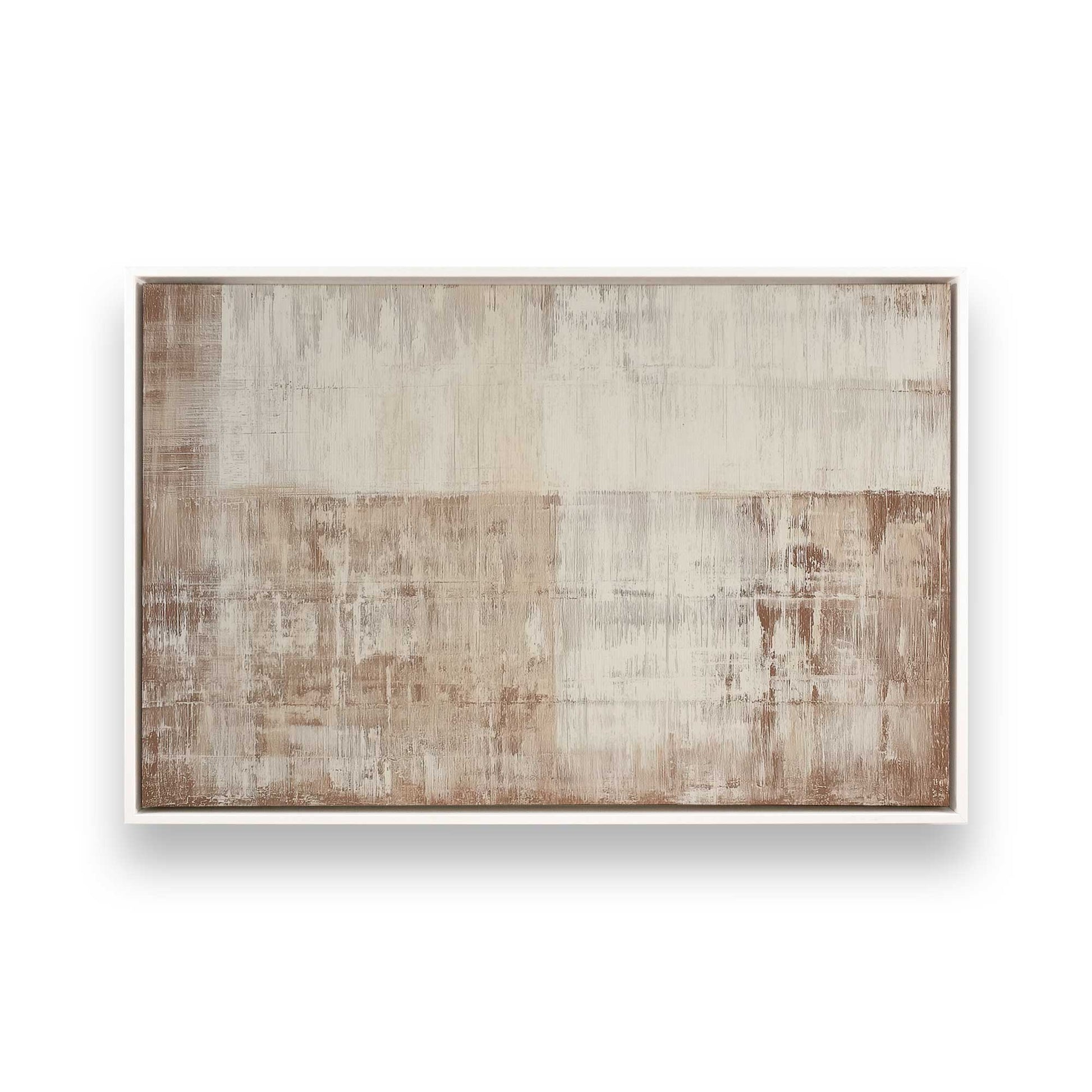 [Color:Opaque White], Picture of art in a White frame