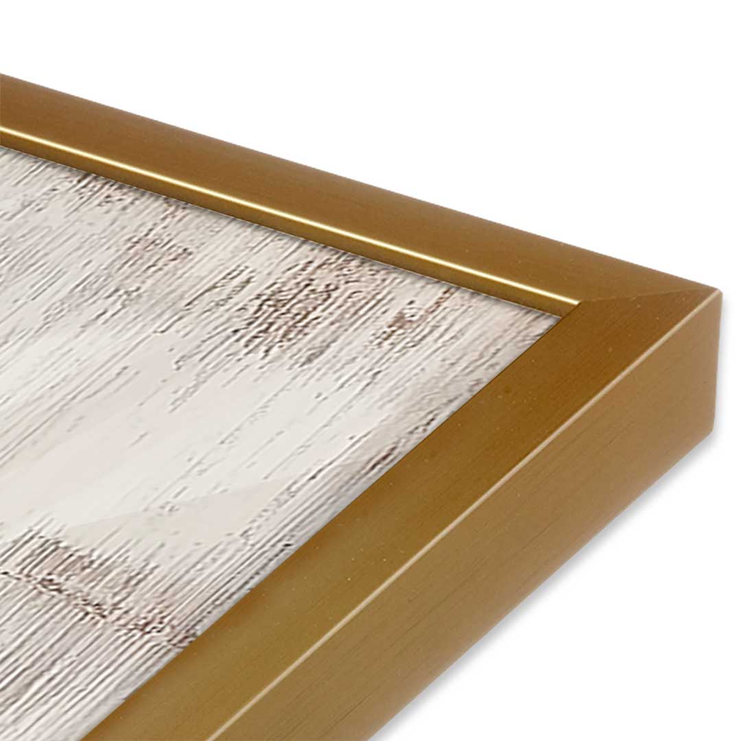 [Color:Polished Gold], Picture of art in a Polished Gold frame at an angle