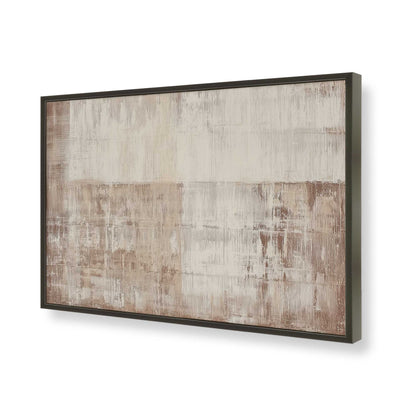 [Color:Satin Black], Picture of art in a Satin Black frame of the corner