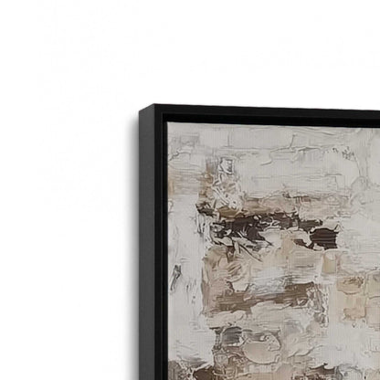 [Color:Satin Black], Picture of art in a Satin Black frame at an angle