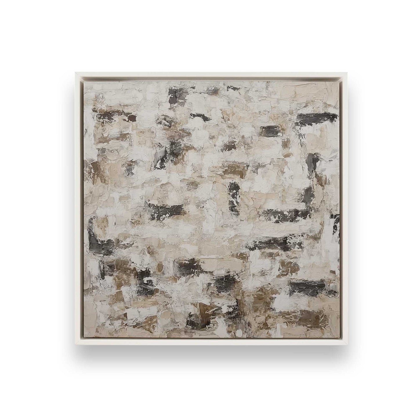 [Color:Opaque White], Picture of art in a White frame