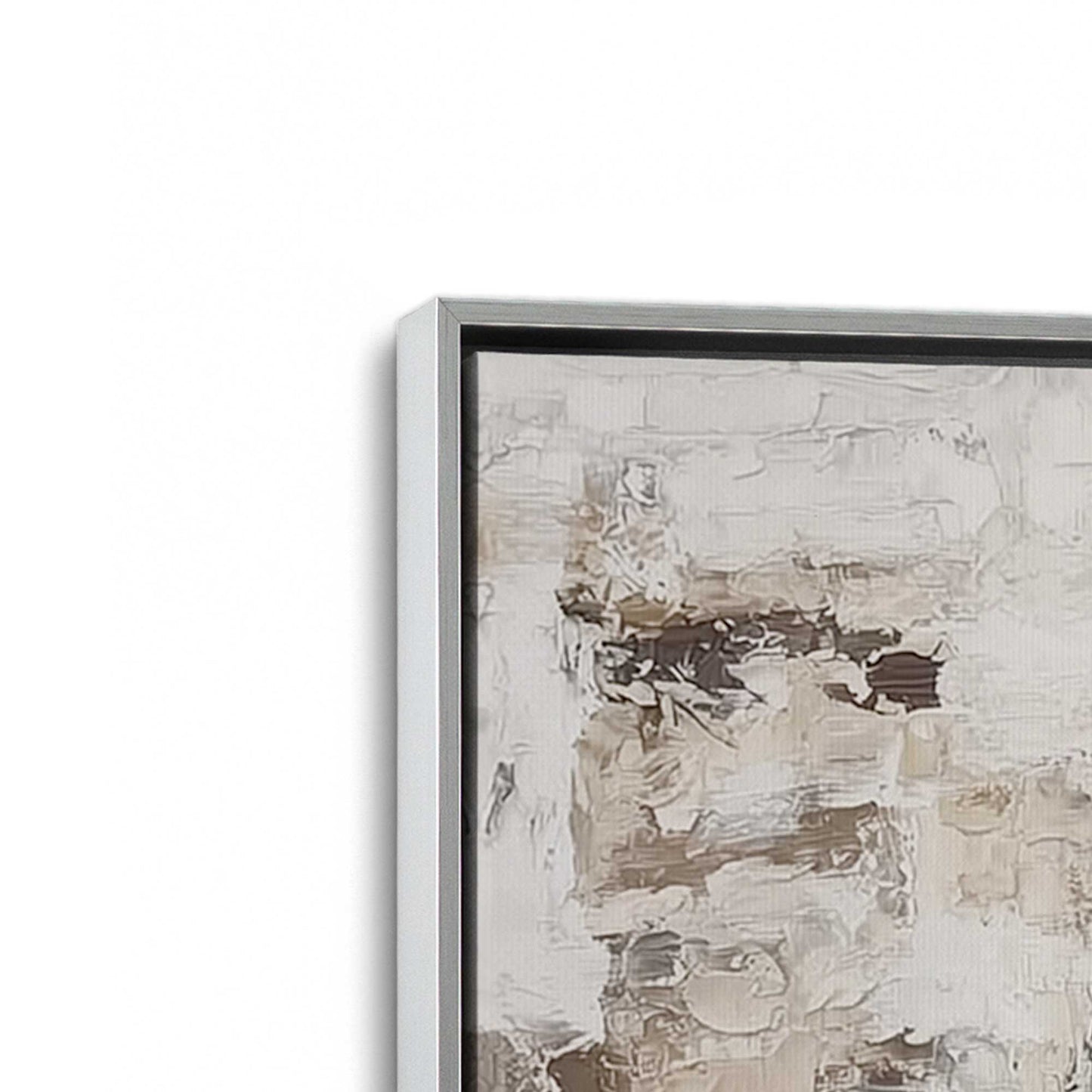 [Color:Polished Chrome], Picture of art in a Polished Chrome frame at an angle