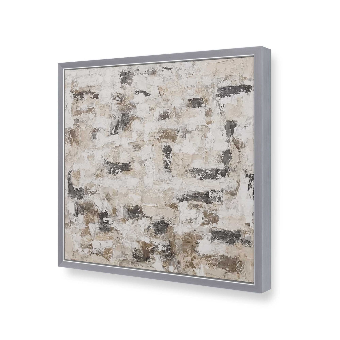 [Color:Polished Chrome], Picture of art in a Polished Chrome frame of the corner
