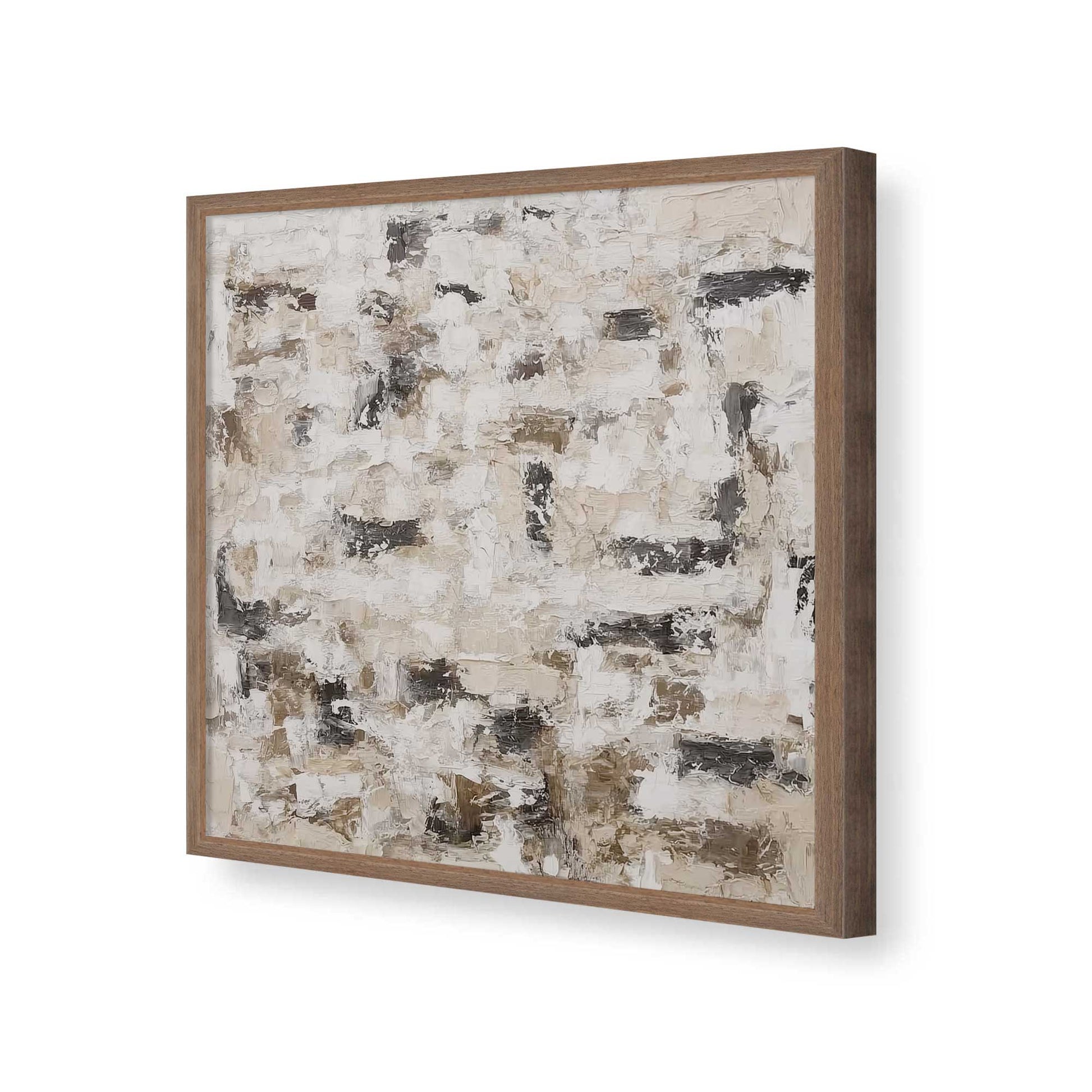 [Color:Walnut], Picture of art in a Walnut frame of the corner