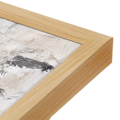 [Color:American Maple], Picture of art in a American Maple frame at an angle