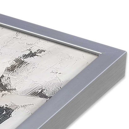 [Color:Polished Chrome], Picture of art in a Polished Chrome frame at an angle