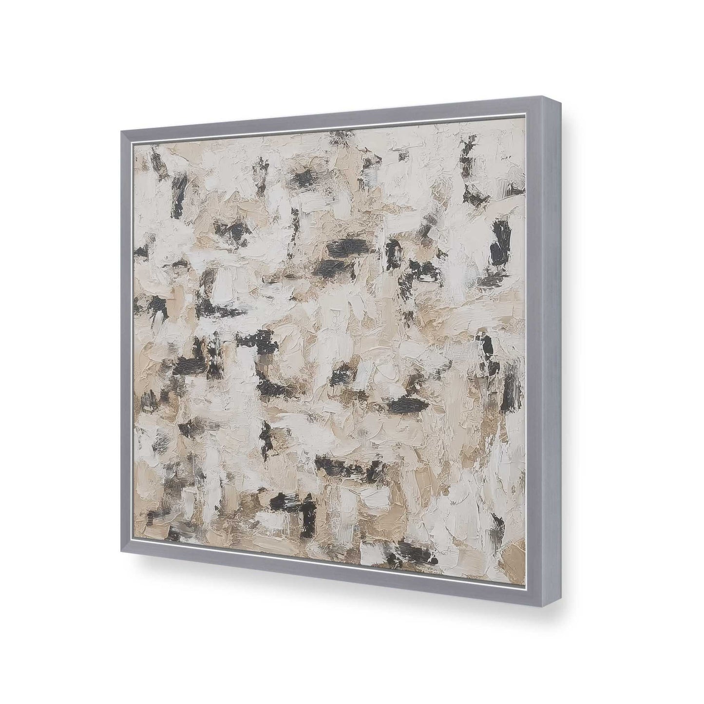 [Color:Polished Chrome], Picture of art in a Polished Chrome frame of the corner