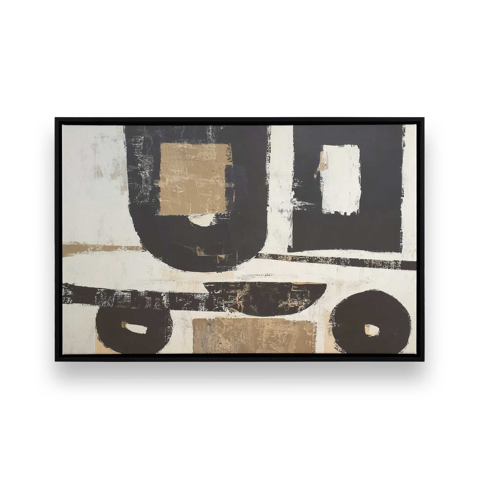 [Color:Satin Black], Picture of art in a Satin Black frame