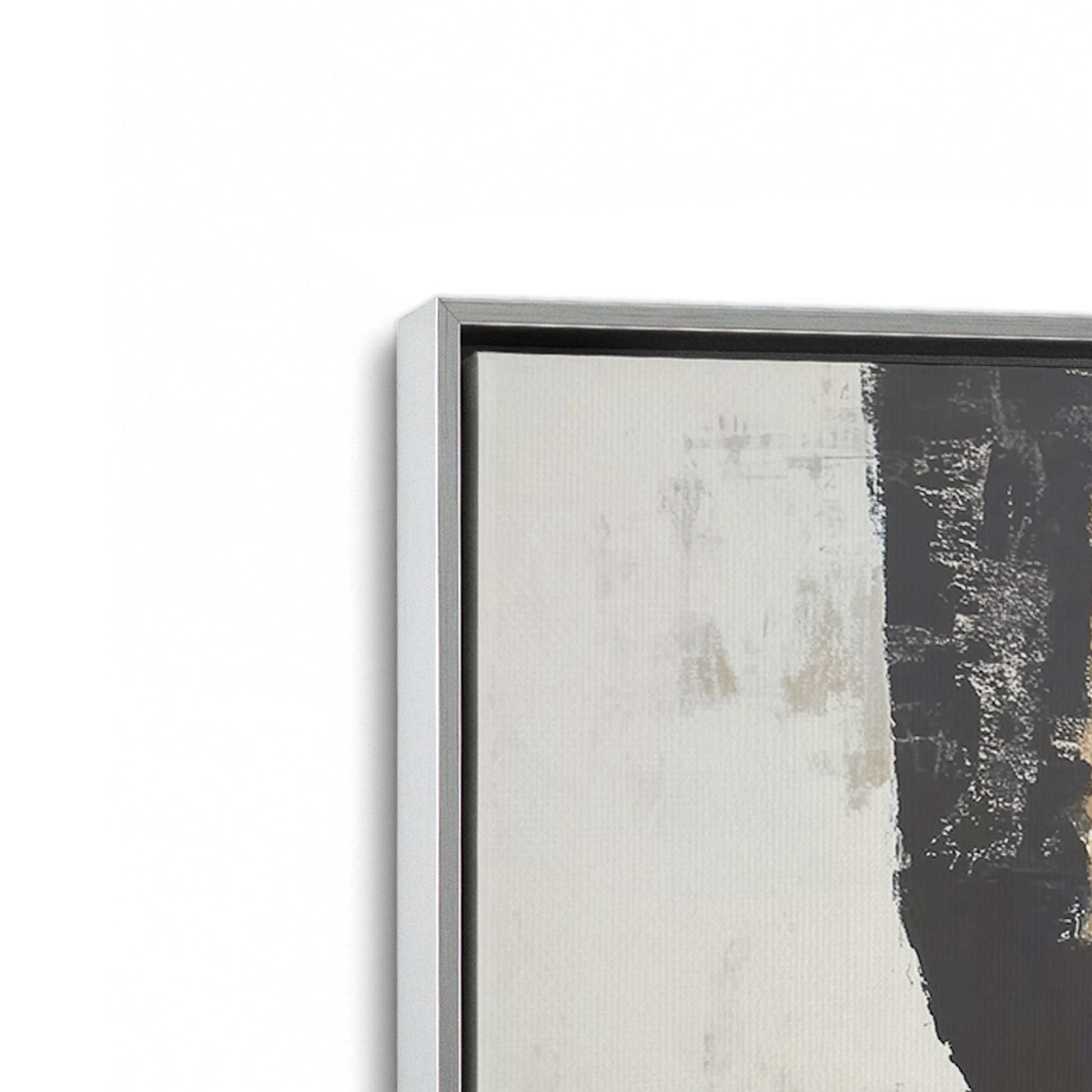 [Color:Polished Chrome], Picture of art in a Polished Chrome frame at an angle