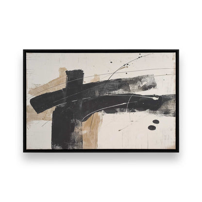 [Color:Satin Black], Picture of art in a Satin Black frame
