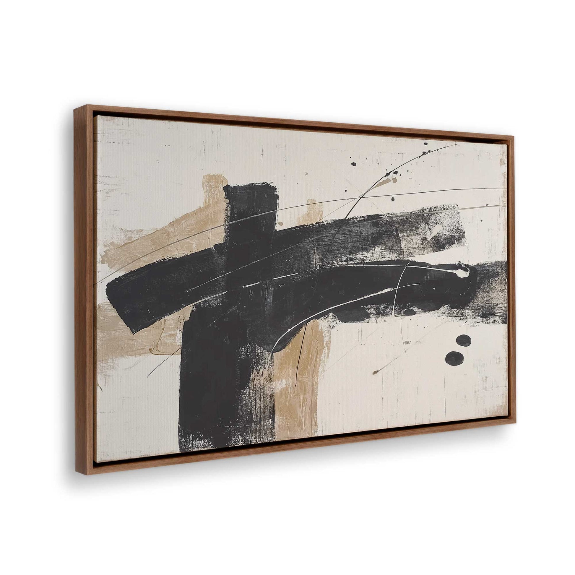 [Color:Walnut], Picture of the corner of the art