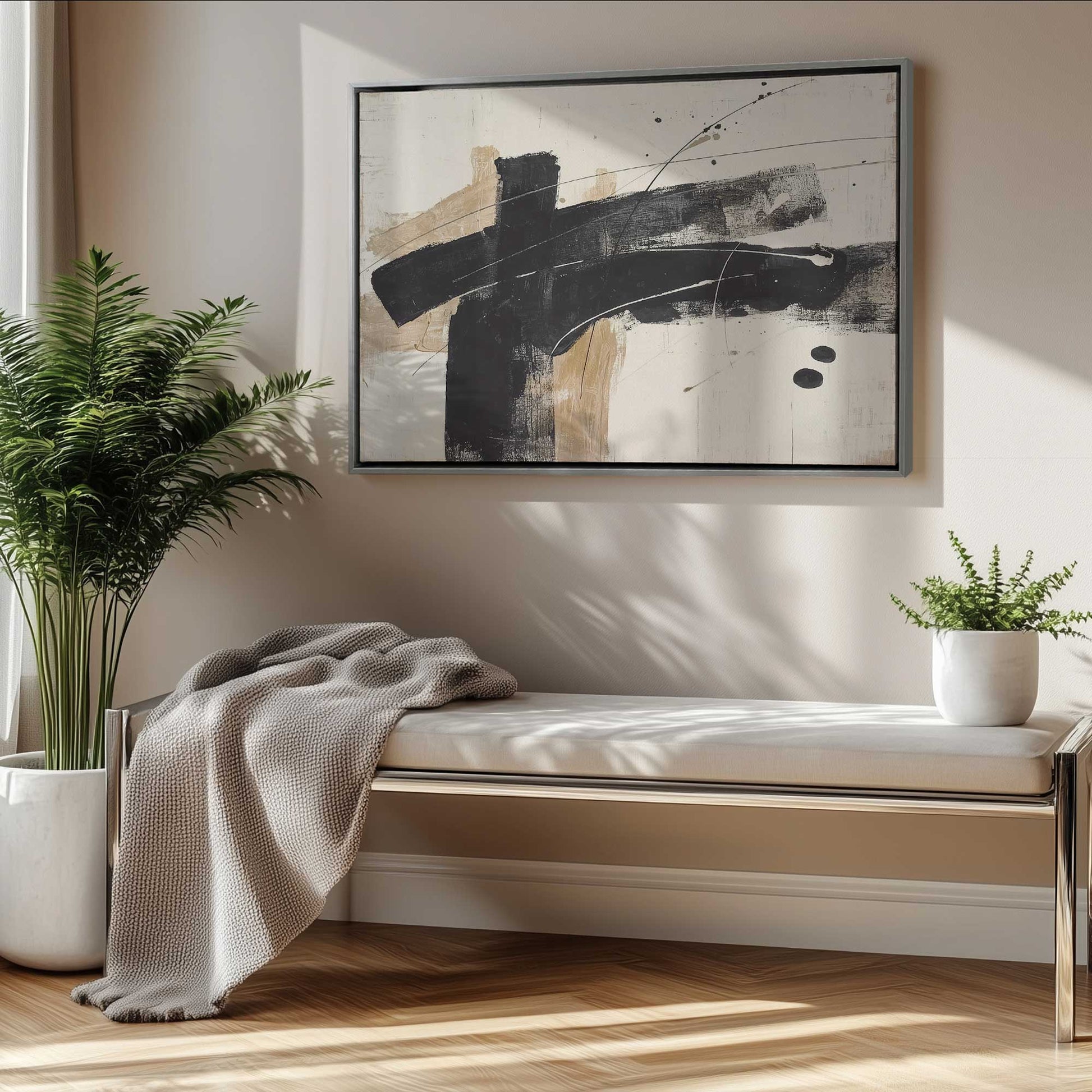 Picture of art in a room