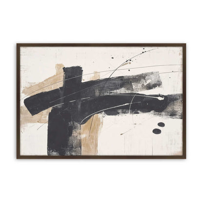[Color:Brown], Picture of art in a Brown frame