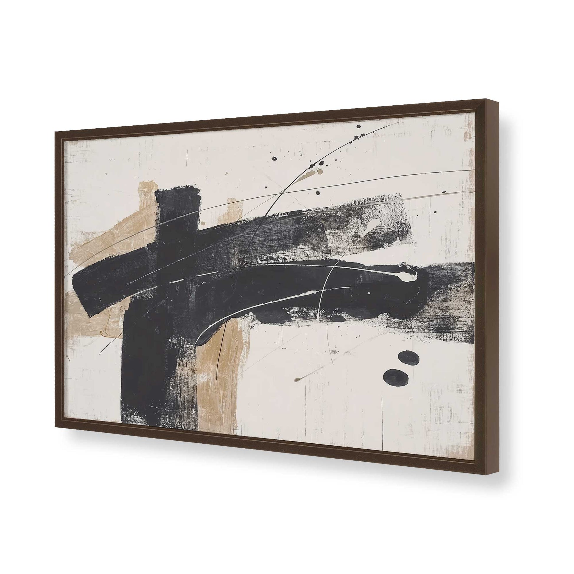 [Color:Belvinder Brown], Picture of art in a Belvinder Brown frame of the corner