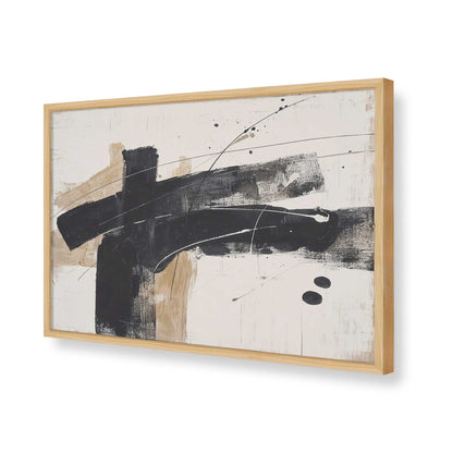 [Color:American Maple], Picture of art in a American Maple frame of the corner